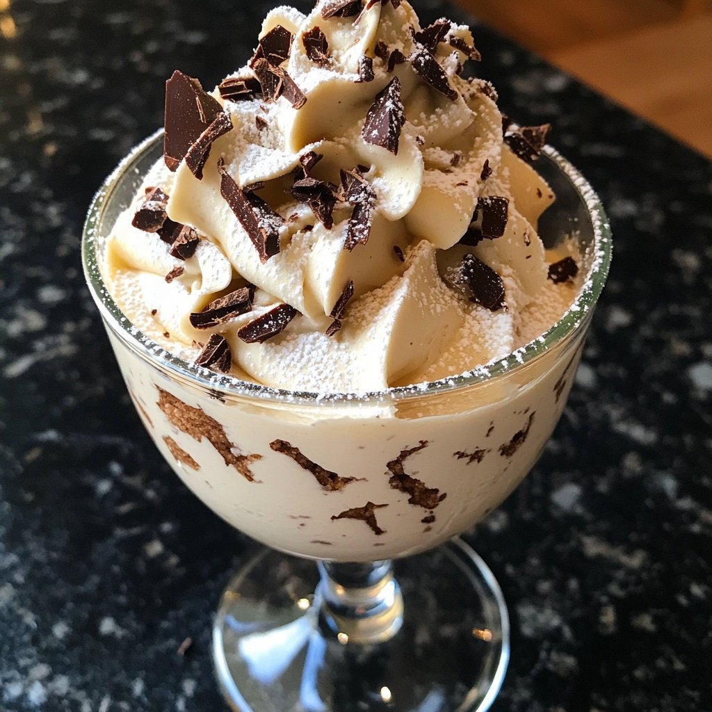 Weiße Lebkuchen-Mousse