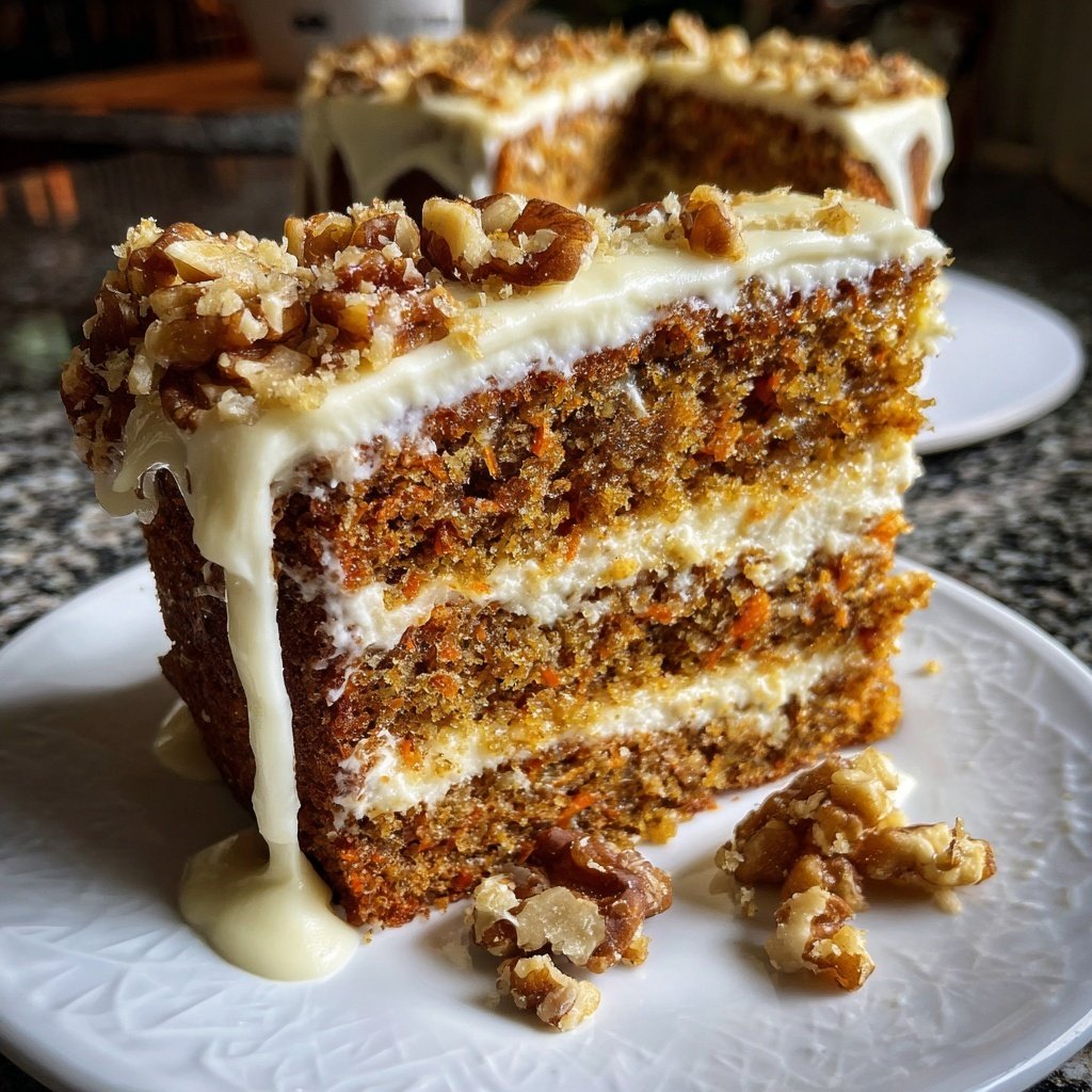 Karottenkuchen Mit Frischkäse Frosting
