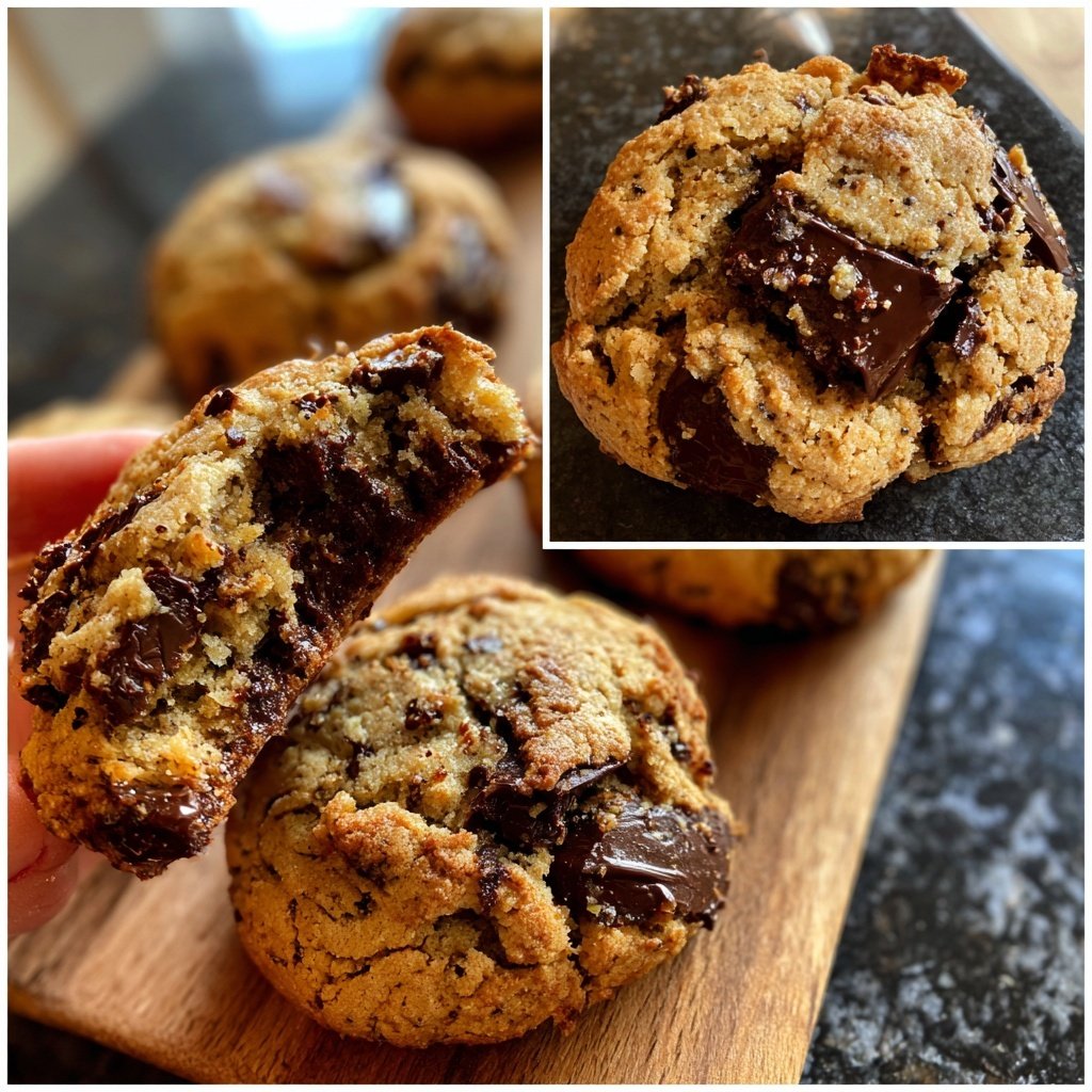 Cookies mit dunkler Schokolade