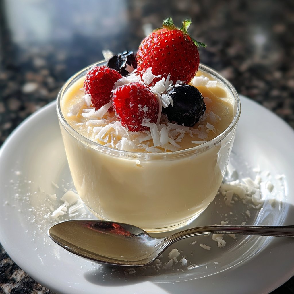 Weiße Schokoladenmousse