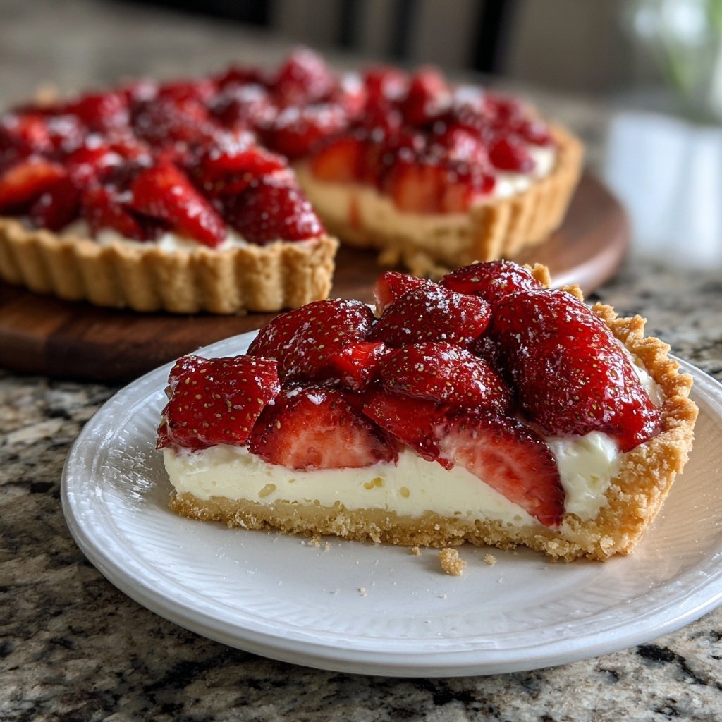 Erdbeerkuchen Mit Schmand