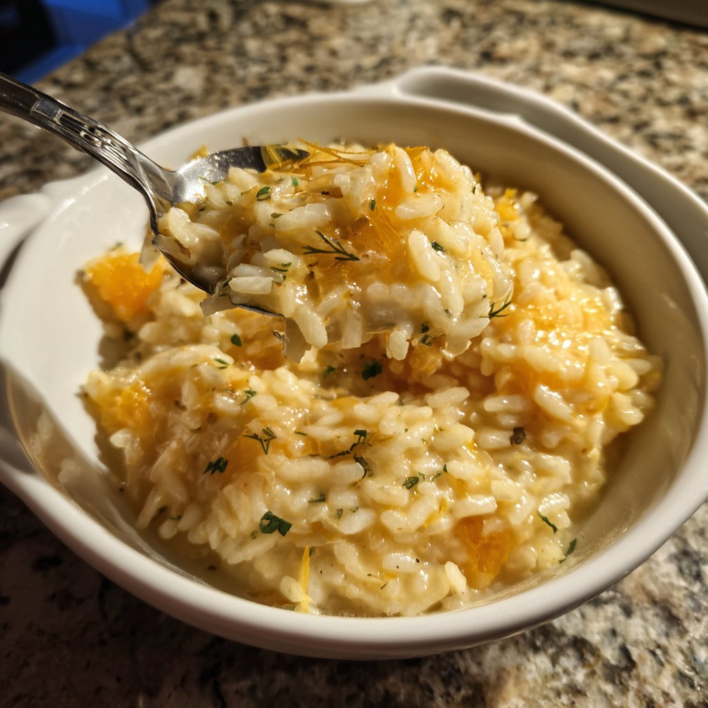Risotto mit Fenchel und Orange