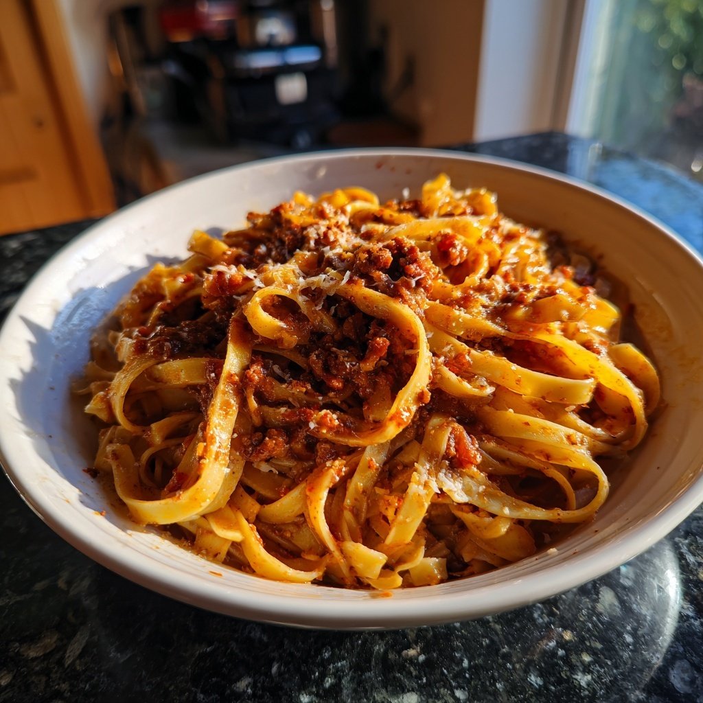 Abendessen mit Pasta