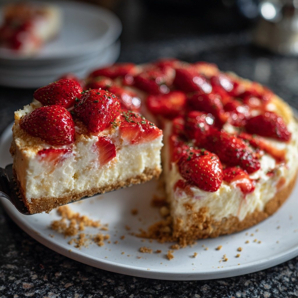Erdbeer Vanille Käsekuchen Ohne Backen