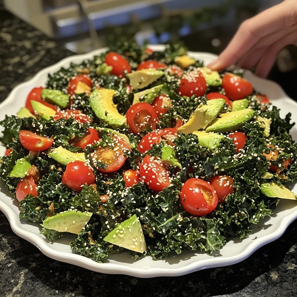 Wholesome Kale Delight – Frischer Salatgenuss