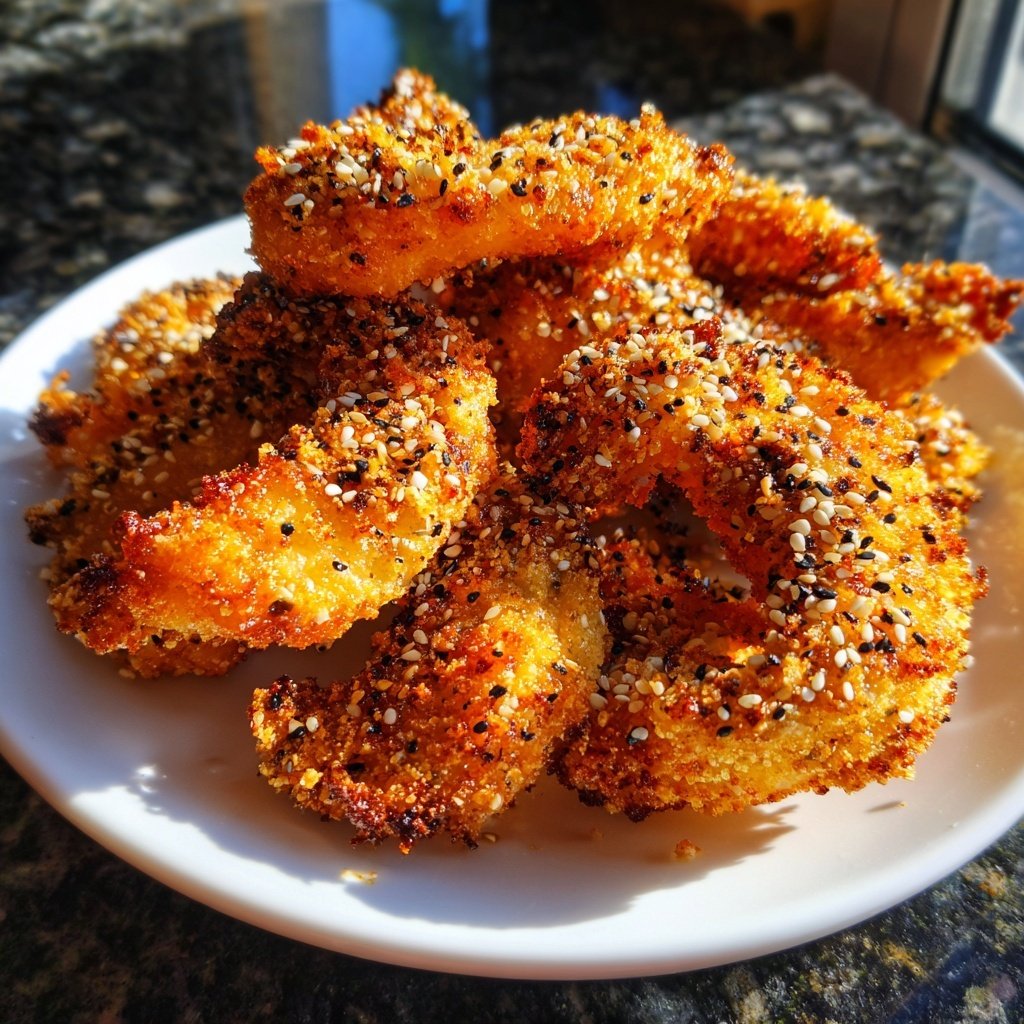 Blumenkohl paniert mit Sesam