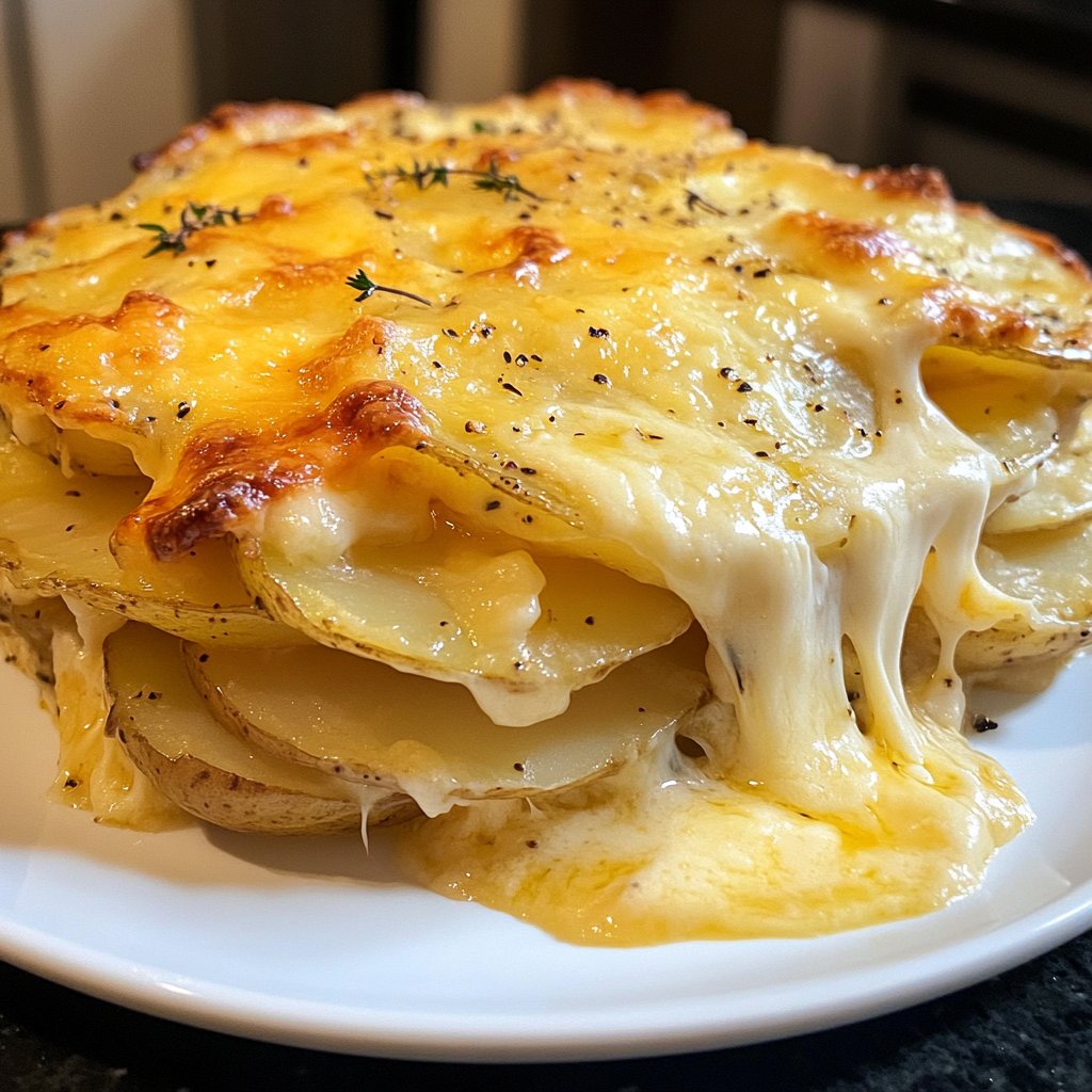 Kartoffelgratin mit Käse