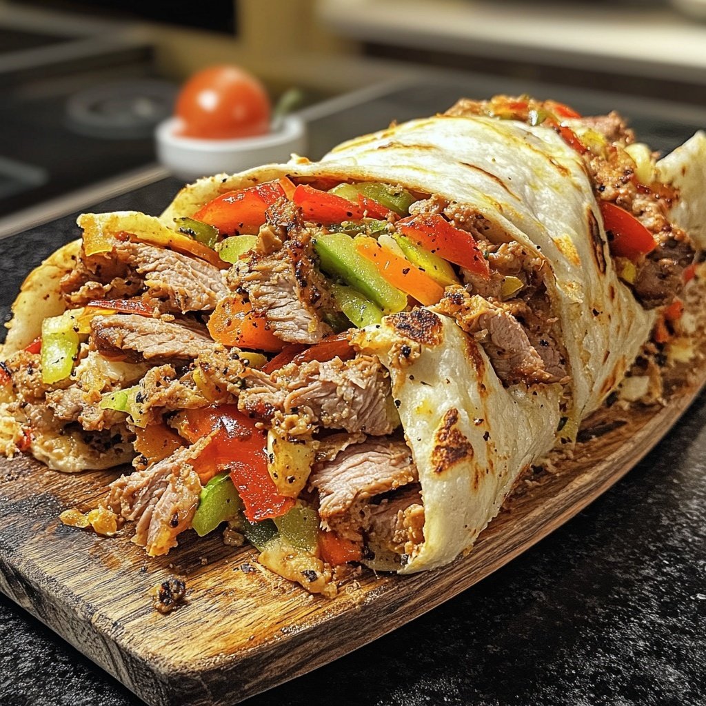 Klassischer Döner Kebab wie vom Imbiss