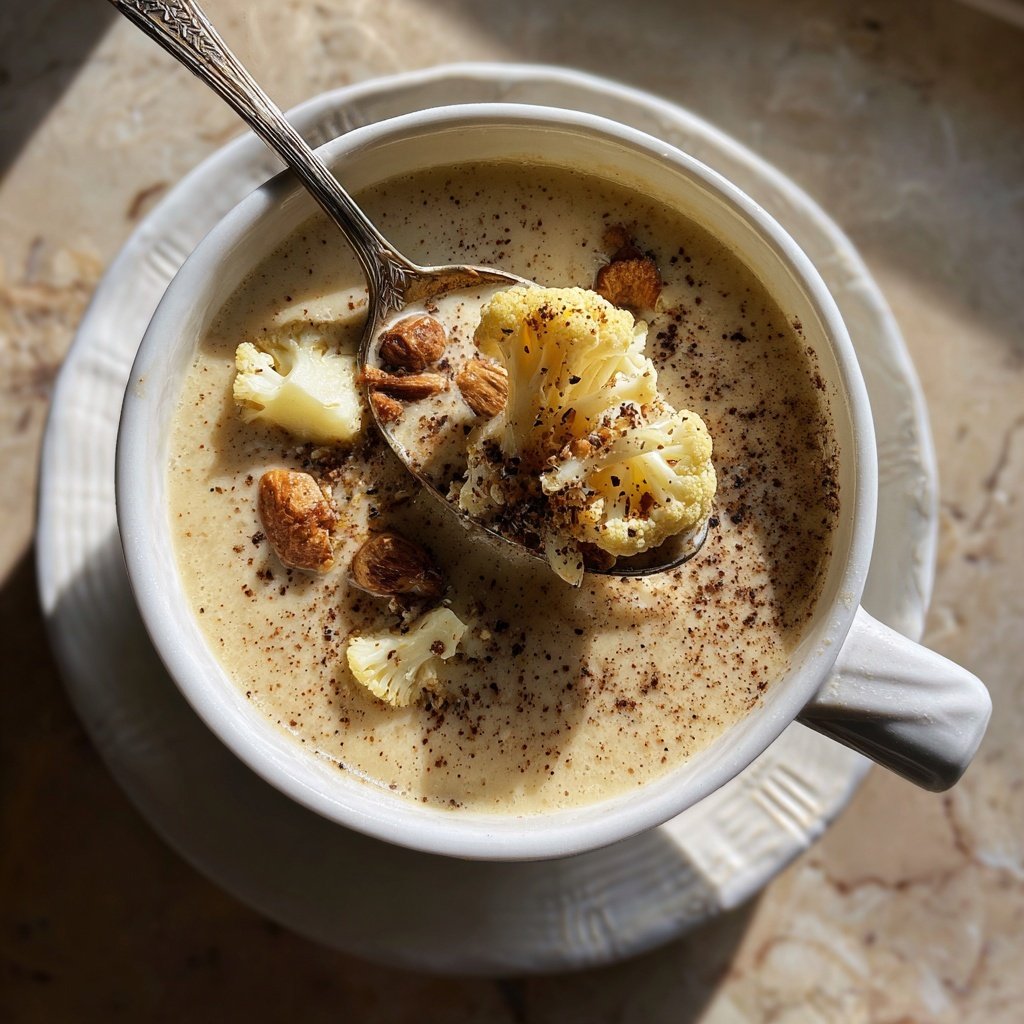 Blumenkohl Suppe Mit Muskat