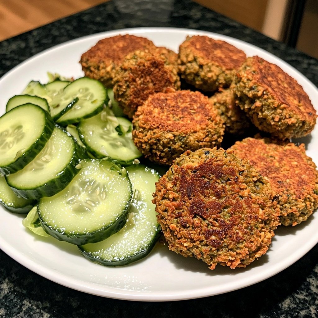 Falafel mit Gurkensalat