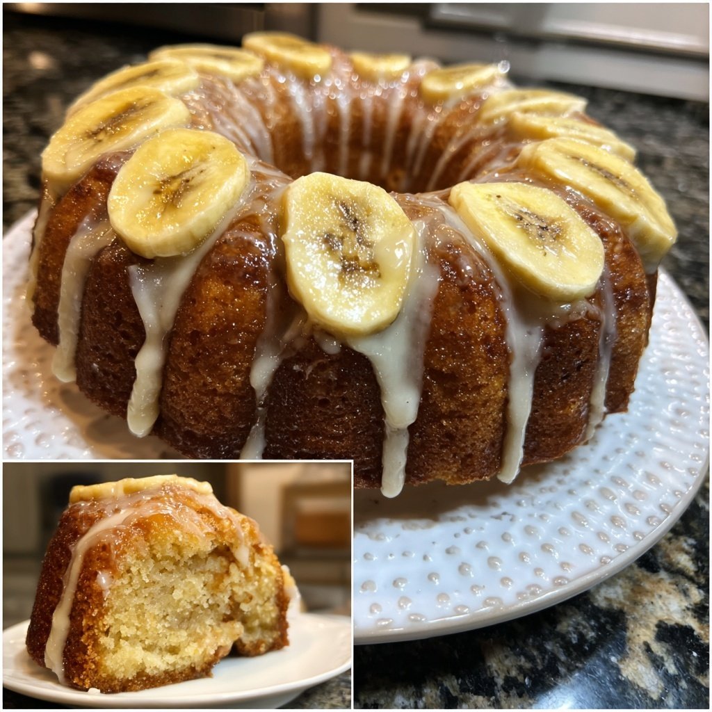 Bananenkuchen mit Buttermilch